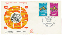 23656 MNH ANDORRA. Admón Francesa 1972 EUROPA CEPT. FRATERNIDAD Y COOPERACION - Collections