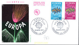 686399 MNH ANDORRA. Admón Francesa 1972 EUROPA CEPT. FRATERNIDAD Y COOPERACION - Collections
