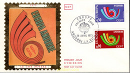15313 MNH ANDORRA. Admón Francesa 1973 EUROPA CEPT. CORNETA POSTAL - Collections