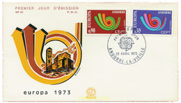 23685 MNH ANDORRA. Admón Francesa 1973 EUROPA CEPT. CORNETA POSTAL - Collections