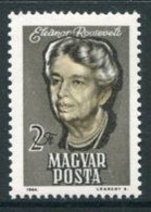 HUNGARY 1964 Eleanor Roosevelt  MNH / **.  Michel 2017 - Nuovi