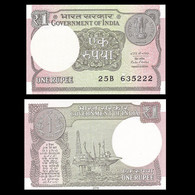 INDIA 1 RUPEES UNC NEW NOTE GEM UNC - India