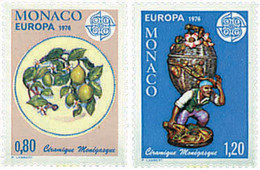 76902 MNH MONACO 1976 EUROPA CEPT 1976 - ARTESANIA - Otros & Sin Clasificación