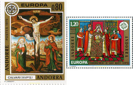 62270 MNH ANDORRA. Admón Francesa 1975 EUROPA CEPT. PINTURAS - Collections