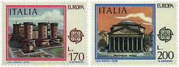 62336 MNH ITALIA 1978 EUROPA CEPT. ARQUITECTURA - 1971-80:  Nuovi