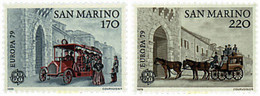 62395 MNH SAN MARINO 1979 EUROPA CEPT. COMUNICACIONES - Used Stamps
