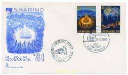 23922 MNH SAN MARINO 1981 EUROPA CEPT. FOLCLORE - Used Stamps