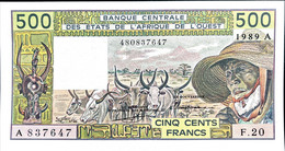 West African States 1.000 Francs, P-106Am (1989) - IVORY COAST - États D'Afrique De L'Ouest