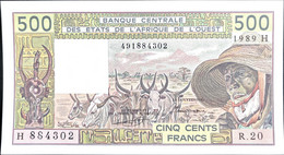 West African States 1.000 Francs, P-606Hk (1989) - NIGER ISSUE - RARE - West African States