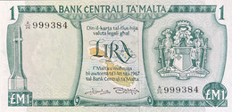 Malta 1 Lira, P-31b (1973) - UNC - Malte