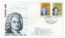 24067 MNH SAN MARINO 1985 EUROPA CEPT. AÑO EUROPEO DE LA MUSICA - Usati