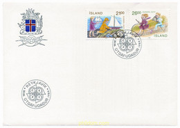 24191 MNH ISLANDIA 1989 EUROPA CEPT. JUEGOS INFANTILES - Collections, Lots & Séries