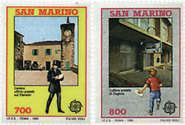 62782 MNH SAN MARINO 1990 EUROPA CEPT. OFICINAS POSTALES - Gebraucht