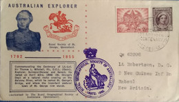 Australie : FDC  Centenaire De L'explorateur Australien Sir Thomas Mitchell - Lettres & Documents