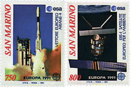 70376 MNH SAN MARINO 1991 EUROPA CEPT. TELECOMUNICACIONES - Gebraucht