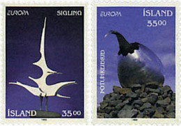 62857 MNH ISLANDIA 1993 EUROPA CEPT. ARTE CONTEMPORANEO - Collections, Lots & Séries