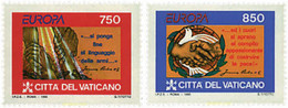 62983 MNH VATICANO 1995 EUROPA CEPT. PAZ Y LIBERTAD - Usados