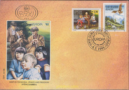 24483 MNH YUGOSLAVIA 1995 EUROPA CEPT. PAZ Y LIBERTAD - Gebraucht