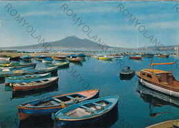 CARTOLINA  CASTELLAMMARE DI STABIA,CAMPANIA,IL PORTICCIOLO E IL VESUVIO,MARE,SOLE,ESTATE,BELLA ITALIA,VIAGGIATA 1972 - Castellammare Di Stabia