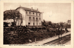 CPA St-ANDRÉ-le-GAZ - Hotel Des Voyageurs-Pres La Gare (247157) - Saint-André-le-Gaz