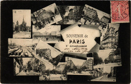 CPA Souvenir De Paris (10e) (300095) - Arrondissement: 10