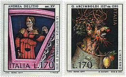 34488 MNH ITALIA 1977 ARTE ITALIANO - 1971-80:  Nuovi