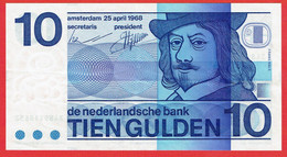 Pays-Bas - Billet De 10 Gulden - Frans Hals - 25 Avril 1968 - P91b - 10 Gulden