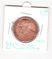 Médaille De Bronze Du Magasin Printemps 1890 - Professionnels / De Société
