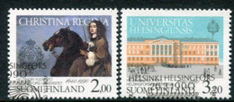 FINLAND 1990 350th Anniversary Of Helsinki University Used.  Michel 1106-07 - Gebraucht