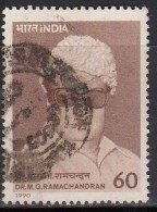India Used 1990, M G Ramachandran - Used Stamps