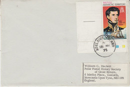 British Antarctic Territory (BAT) Cover Ca  Adelaide Island 18 MR 1975 (58244) - Covers & Documents