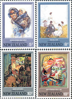 60834 MNH NUEVA ZELANDA 1973 PINTURAS - Plaatfouten En Curiosa