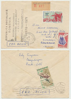 Romania 1971 Trans-African Expedition Cover Mailed From Haute-Volta Very Rare Cachet Of Cluj University Lenin Stamp - Lettres & Documents