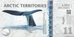 ARCTIC TERRITORIES - 11 Polar Dollars 2013 Polymer UNC - Fiktive & Specimen