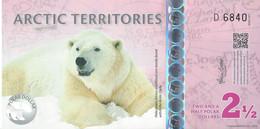 ARCTIC TERRITORIES - 2.5 Polar Dollars 2013 Polymer UNC - Specimen