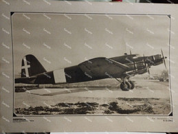 Foto Riproduzione Aviazione AERITALIA  Fiat Aeronautica D'Italia G12 1940 - Aviazione