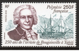 French Polynesie 2018 - 250 Ans De L'arrivée De Bougainville à Tahiti Mnh** - Neufs