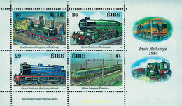 55300 MNH IRLANDA 1984 150 ANIVERSARIO DEL FERROCARRIL IRLANDES - Collections, Lots & Séries