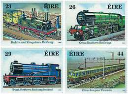 55299 MNH IRLANDA 1984 150 ANIVERSARIO DEL FERROCARRIL IRLANDES - Collections, Lots & Series