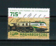 HUNGARY 2022 TRANSPORT Railway Vehicles. Trains LOCOMOTIVE - Fine Stamp MNH - Nuevos