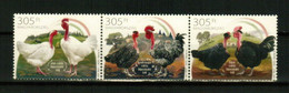 HUNGARY 2022 FAUNA Animals BIRDS - Fine Set MNH - Unused Stamps