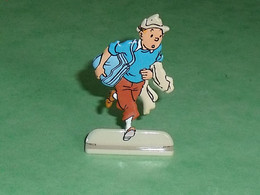 Figurine Tintin En Métal , Hergé -ML 2010 , Dimension 5,5 Cm  T155 - Tintin