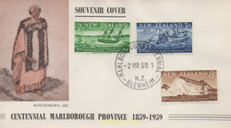 391414 MNH NUEVA ZELANDA 1959 CENTENARIO DE LA PROVINCIA DE MARLBOROUGH - Varietà & Curiosità