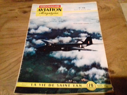 40/ AVIATION MAGAZINE N° 116 1955 LA VIE DE SAINT YAN /ENGLISH ELECTRIC CANBERRA B 8 HELICOPTERE LE WESTLAND SIKORSKY S - Aviación