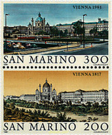 5821 MNH SAN MARINO 1981 LAS GRANDES CIUDADES DEL MUNDO. VIENA - Gebruikt