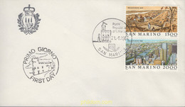 391596 MNH SAN MARINO 1984 LAS GRANDES CIUDADES DEL MUNDO. MELBOURNE - Used Stamps