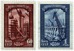 57567 MNH UNION SOVIETICA 1956 DIA DEL ARQUITECTO - Colecciones