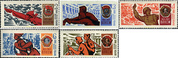 57619 MNH UNION SOVIETICA 1968 50 ANIVERSARIO DE LOS KOMSOMOLS - Collezioni