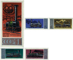 57646 MNH UNION SOVIETICA 1978 CONSTRUCCION DE LOCOMOTORAS DE VAPOR - Collections