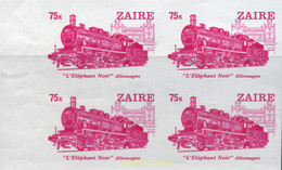 254142 MNH ZAIRE 1980 LOCOMOTORAS - 1980-1989